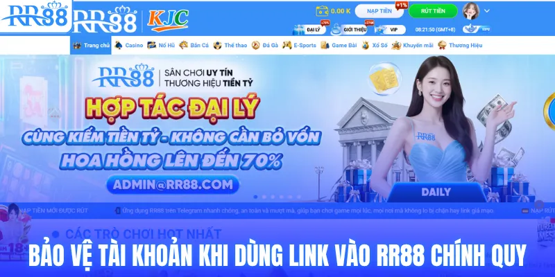 Link Vào RR88 - Cập Nhật Mới Nhất 2026 An Toàn Tuyệt Đối 2 Bảo vệ tài khoản khi dùng link vào RR88 chính quy